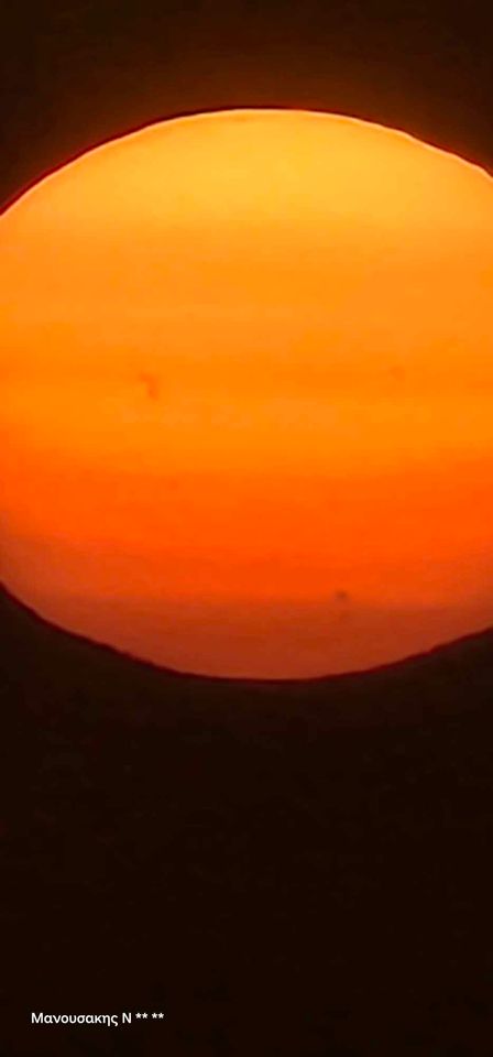 Γούρνες ηλιοβασίλεμα