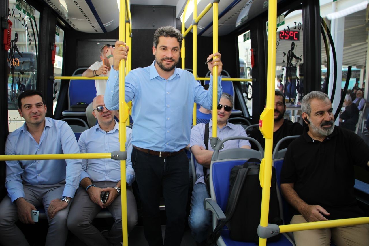 Στα Χανιά το πρώτο νέο υπερσύγχρονο ηλεκτρικό λεωφορείο 