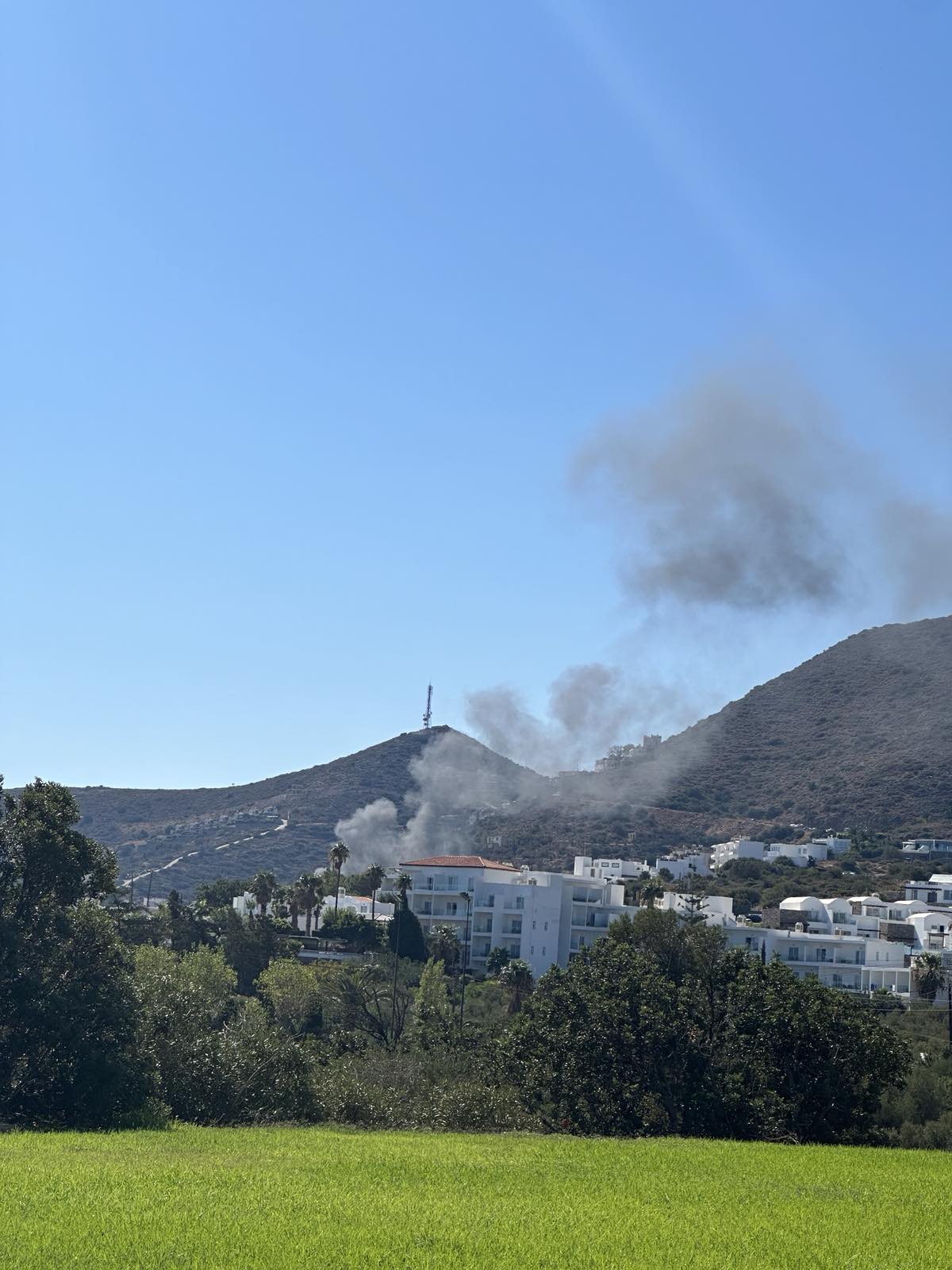 ελούντα φωτιά ταξί λασίθι