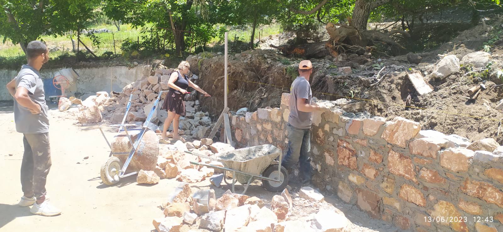 Ξεκίνησαν τα έργα ανάπλασης και ανάδειξης κοινόχρηστων χώρων και οικισμών του Οροπεδίου Λασιθίου.
