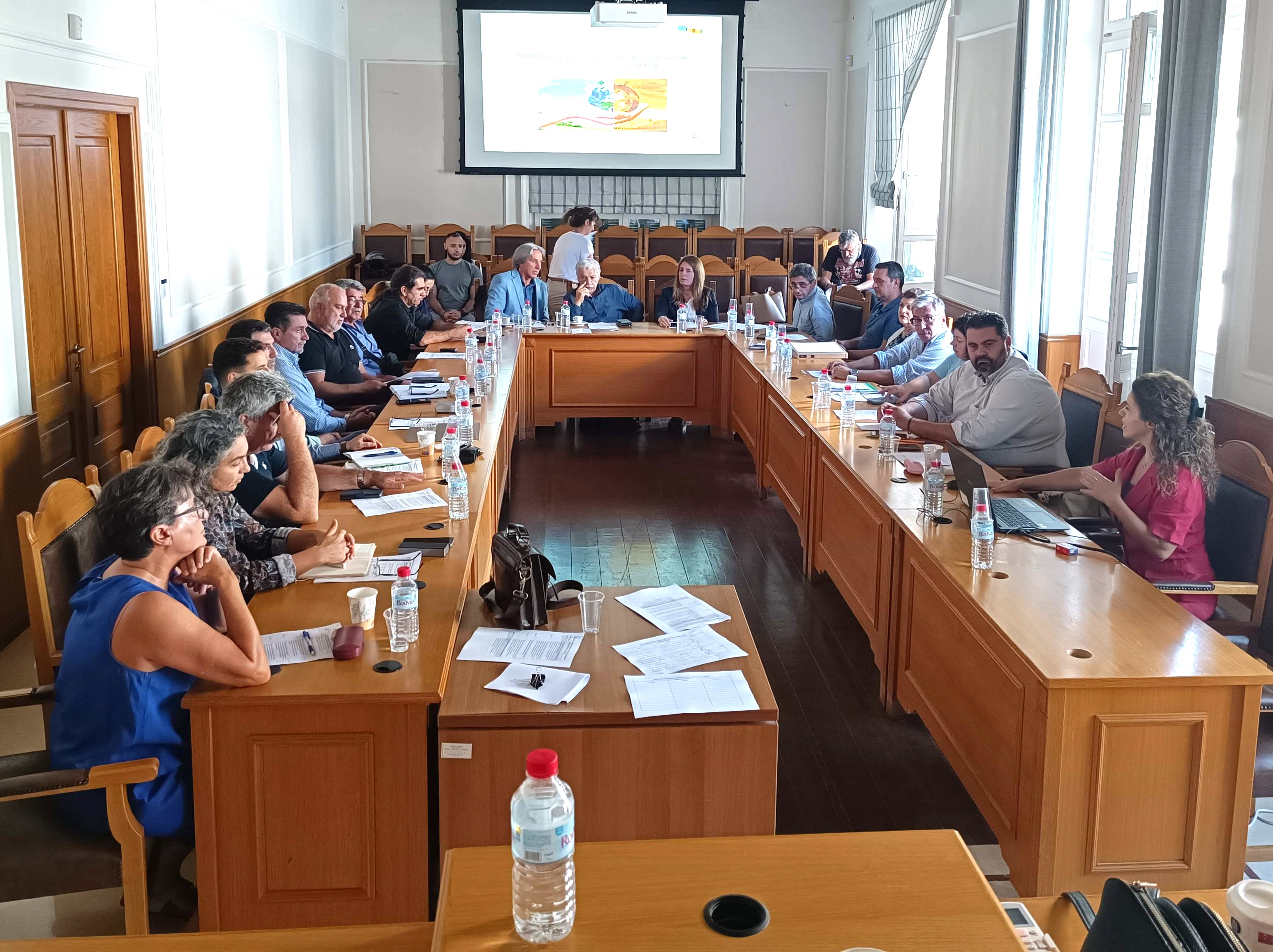 περιφέρεια συνάντηση εργασίας πρωτογενής τομέας