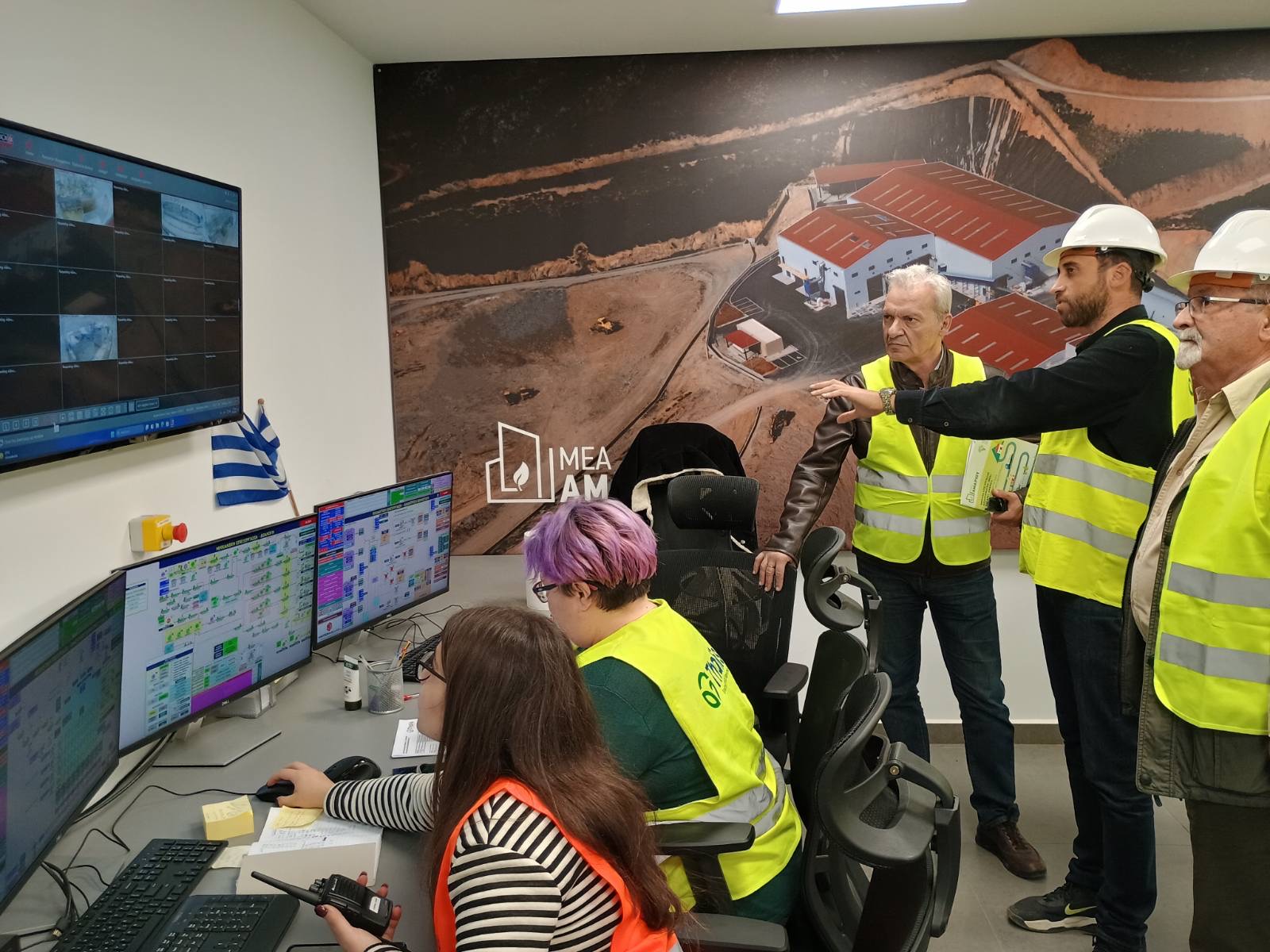 Στη Μονάδα Επεξεργασίας Απορριμμάτων και τον ΧΥΤΥ Αμαρίου ο Πρόεδρος του ΕΣΔΑΚ, Αλέξης Καλοκαιρινός