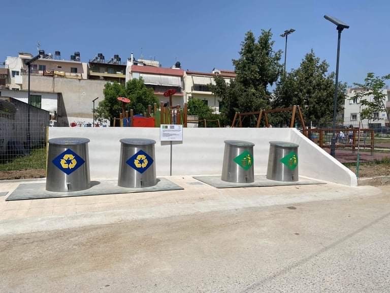 Κάδοι απορριμμάτων Δήμος Φαιστού