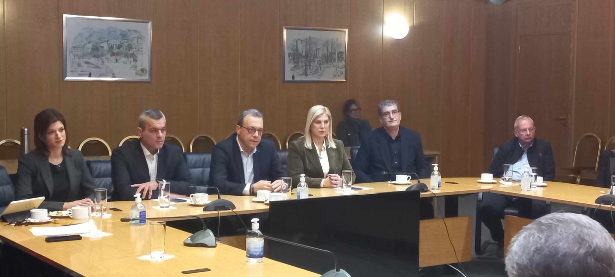 Συνάντηση Φάμελλου, Μαμουλάκη, Νοτοπούλου, Θρασκιά και Γιαννούλη με τον Υπουργό Υποδομών & Μεταφορών