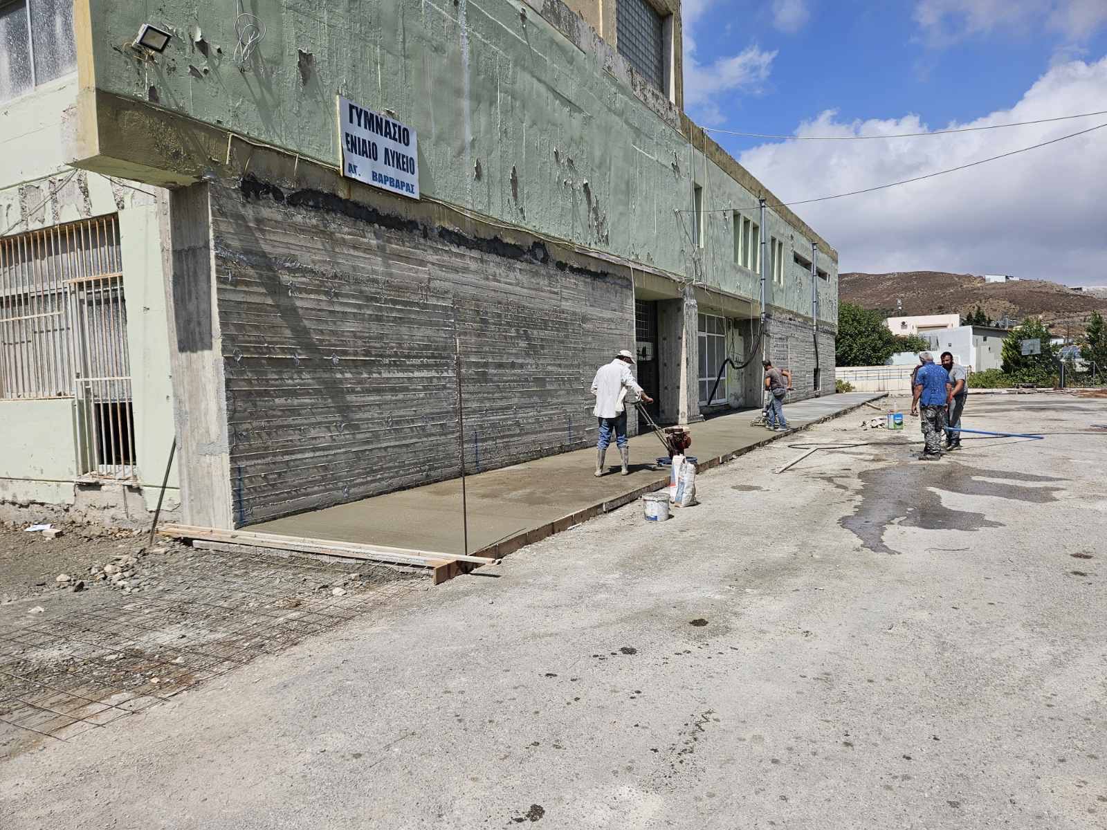 Ολοκληρώθηκε η στατική ενίσχυση του Γυμνασίου – Λυκείου Αγίας Βαρβάρας