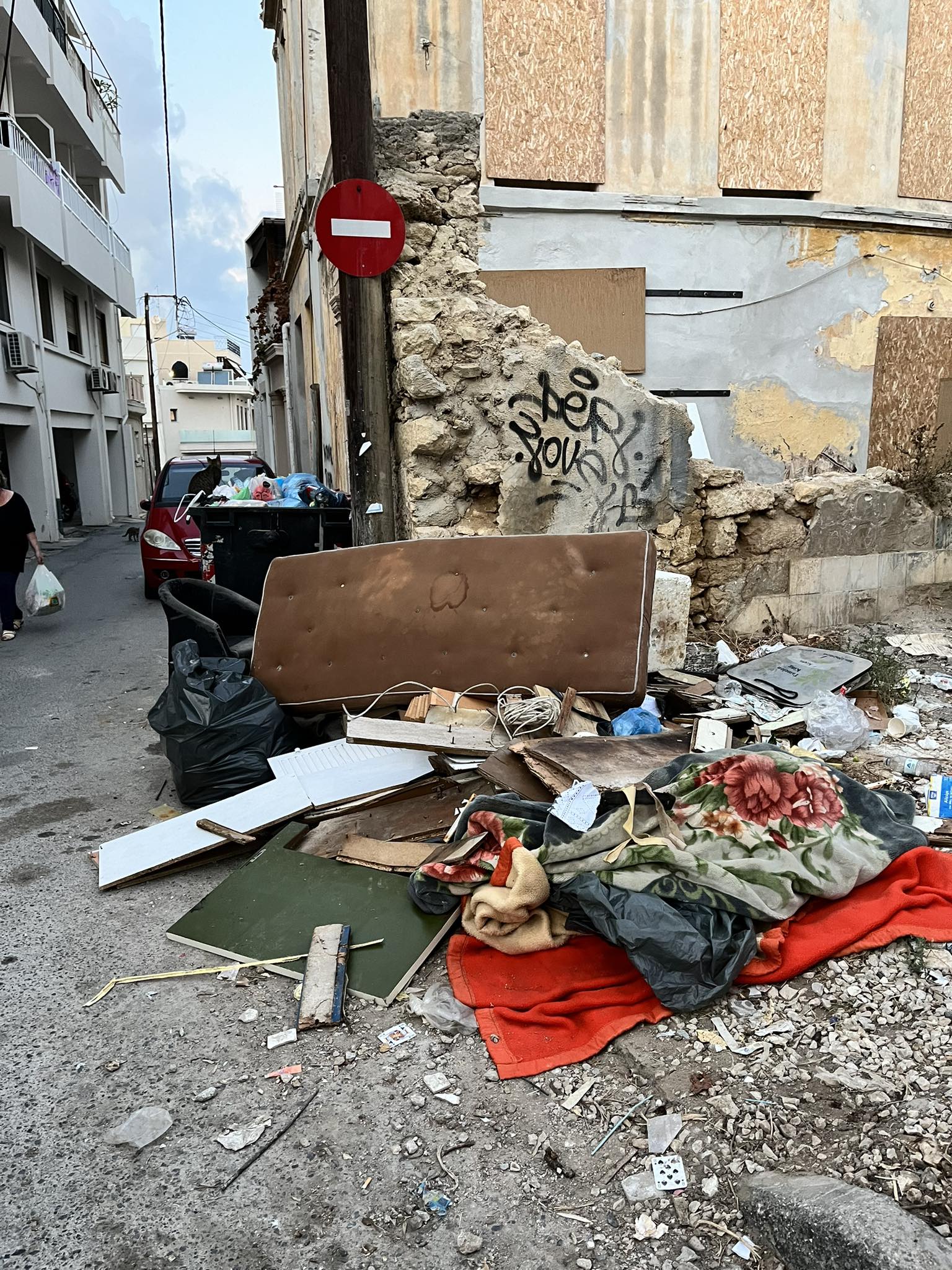 Μια χωματερή στο κεντρο του Ηρακλείου