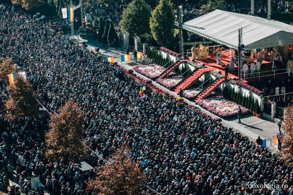 Ιάσιο Ρουμανία πλήθος κόσμος