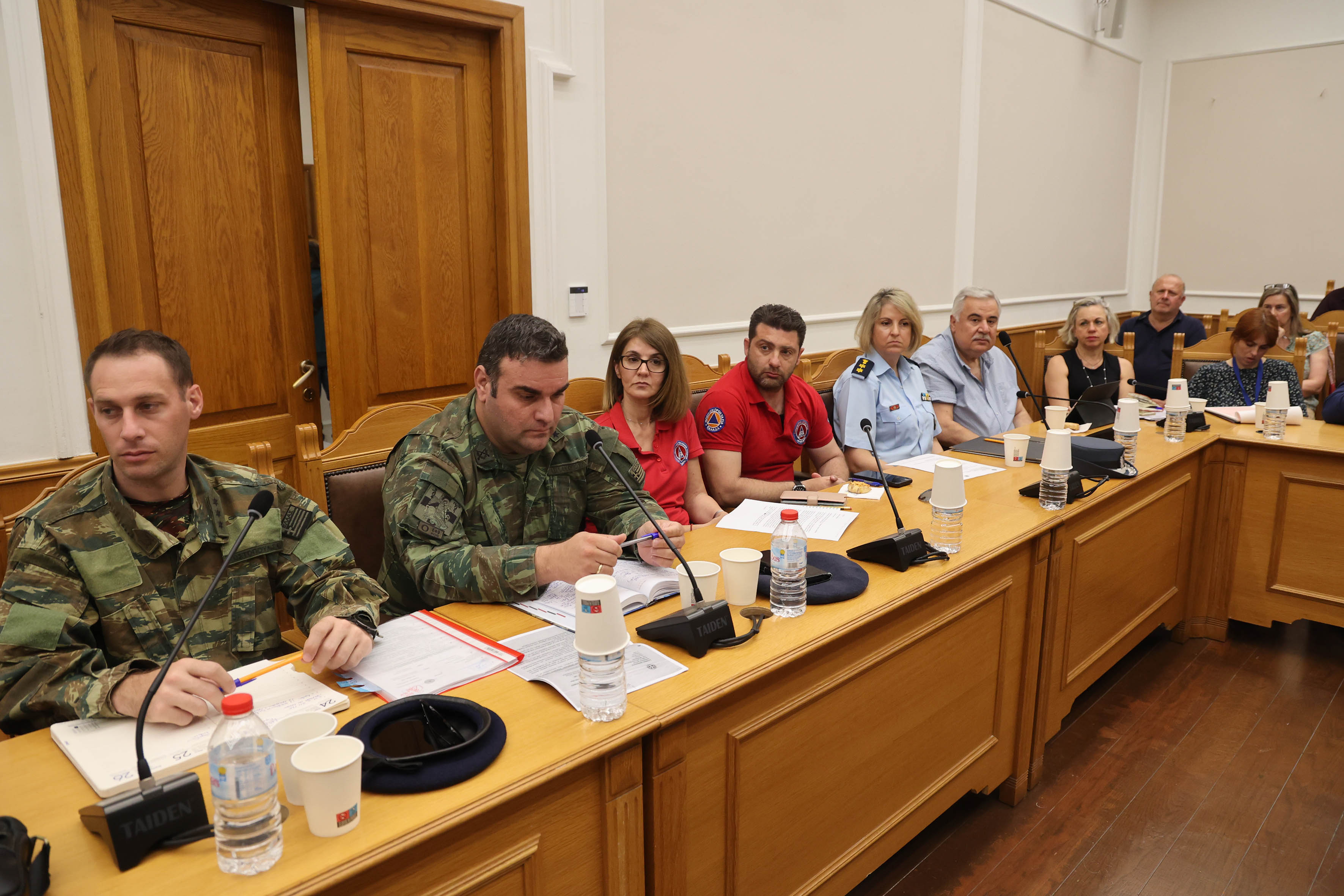  Συνεδρίασε το Συντονιστικό Όργανο Πολιτικής Προστασίας της Π.Ε. Ηρακλείου για την αντιμετώπιση κινδύνων λόγω δασικών πυρκαγιών