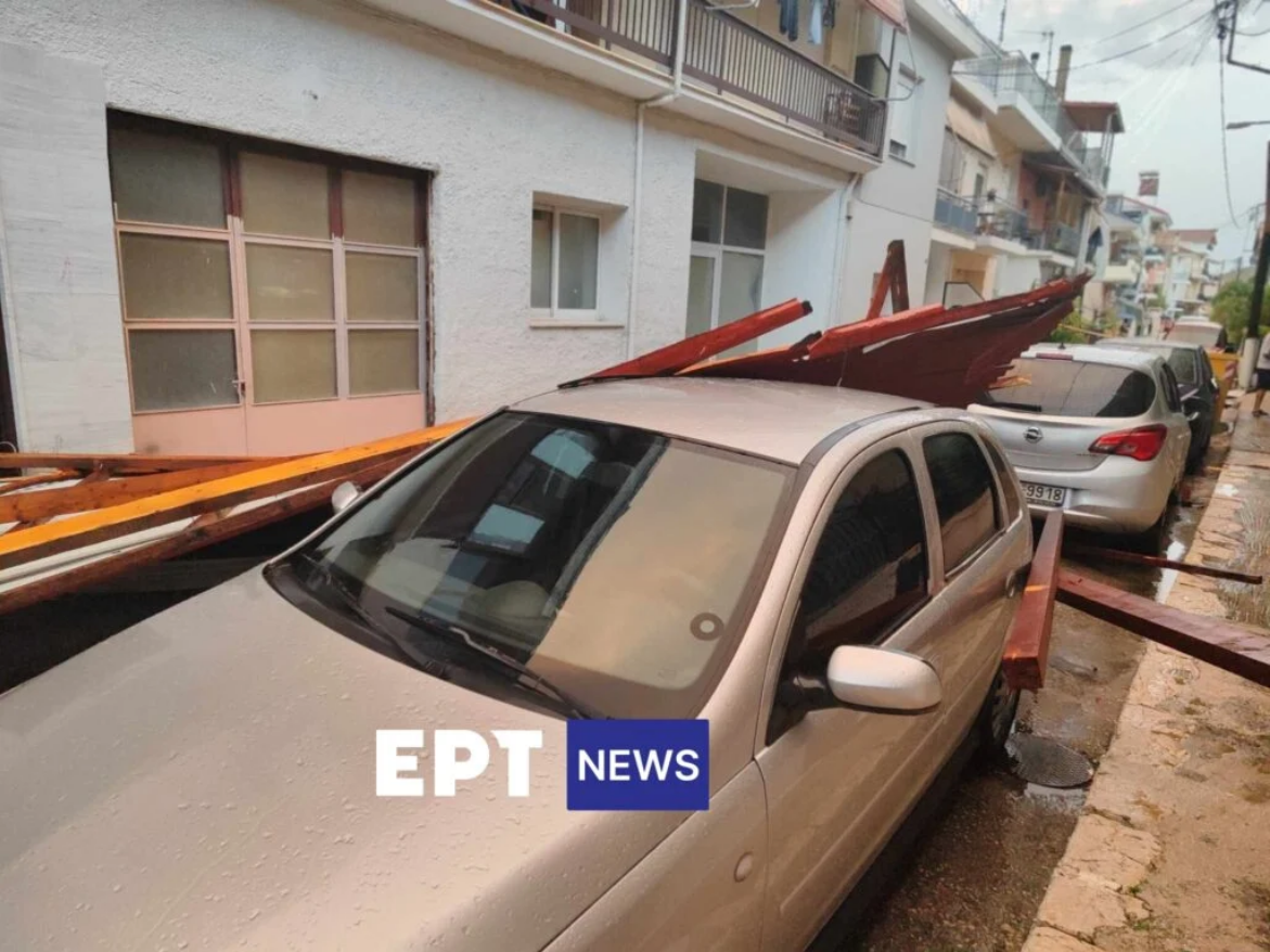 Ιωάννινα: Πλημμύρες και ζημιές στην πόλη από το ξαφνικό μπουρίνι