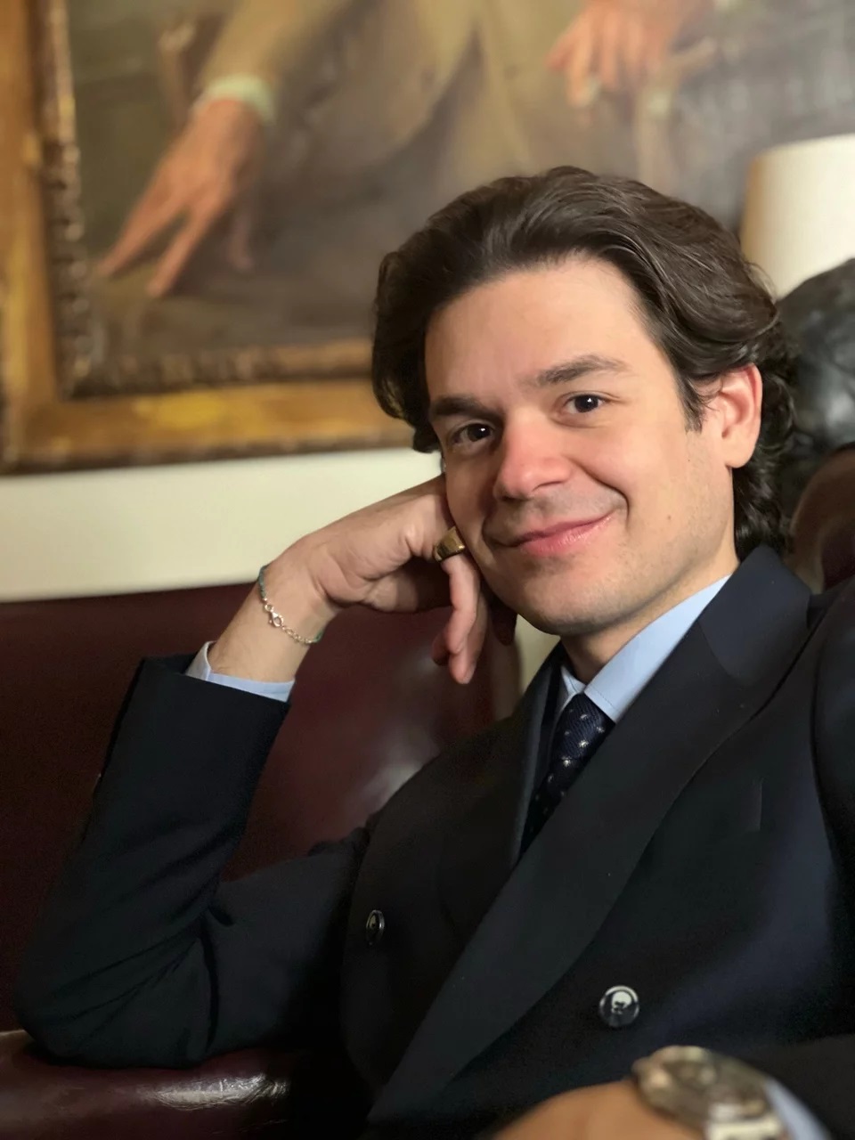 Ο Σύμβουλος Πολιτικής στη Βουλή των Λόρδων, Ιωάννης Χουντής ντε Φάμπρι