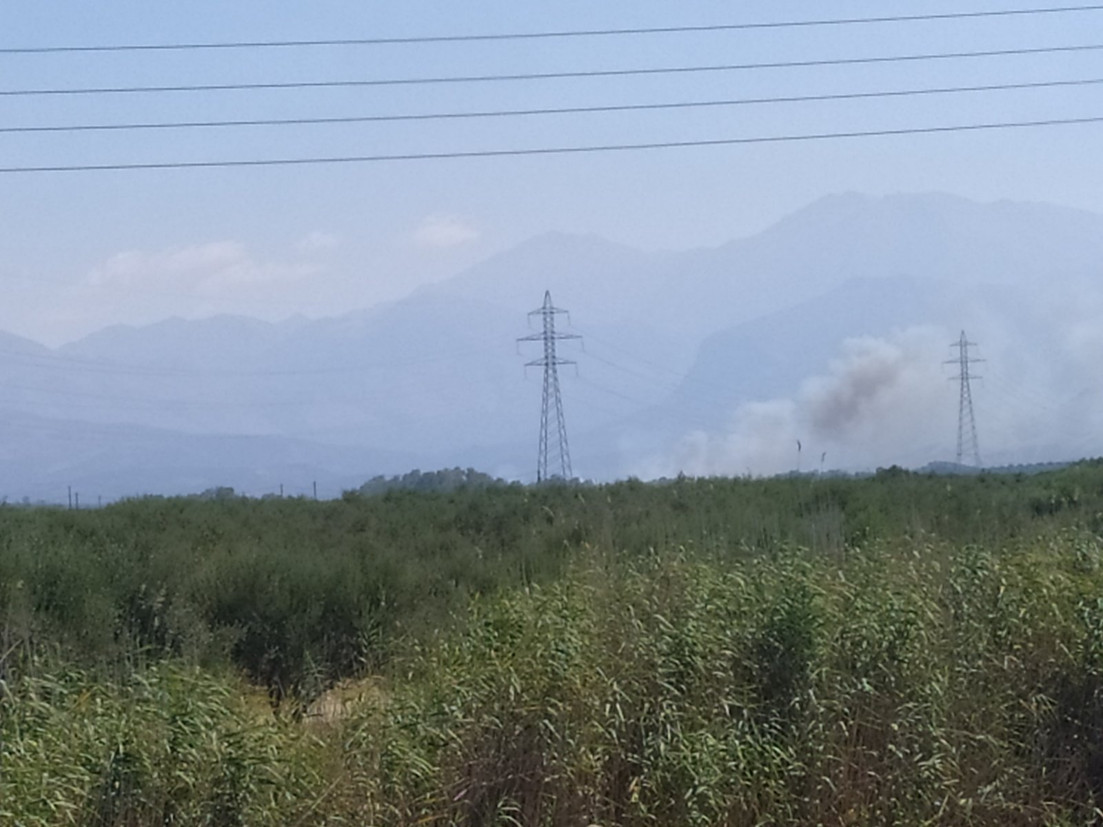 Φωτιά Καλύβια