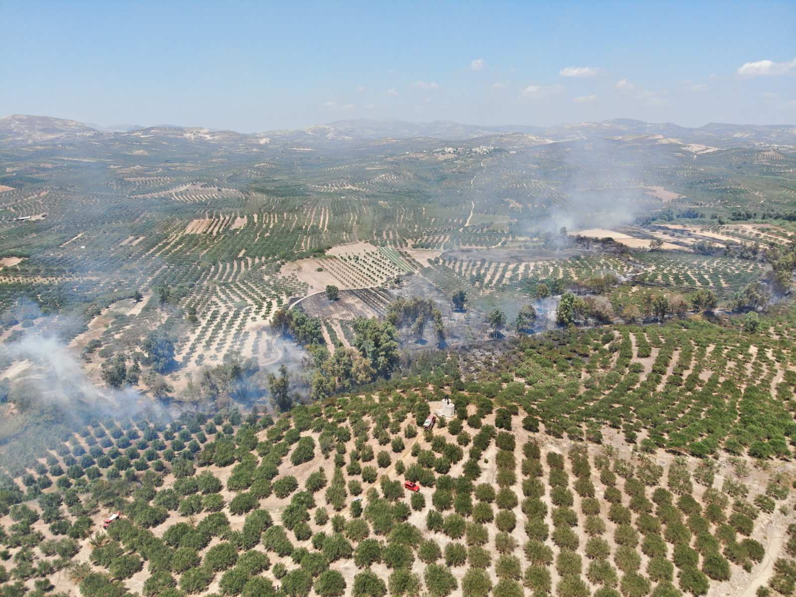 Φωτιά Καλύβια