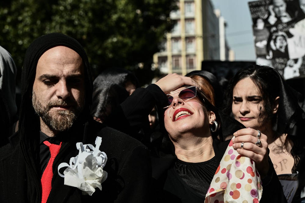 Καλλιτέχνες διαμαρτυρία