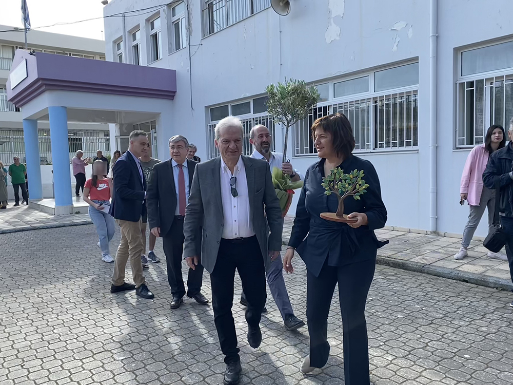 Στο ΓΕΛ Αλικαρνασού ο Δήμαρχος Ηρακλείου και ο ΓΓ του Υπουργείου Περιβάλλοντος & Ενέργειας για την ανακύκλωση