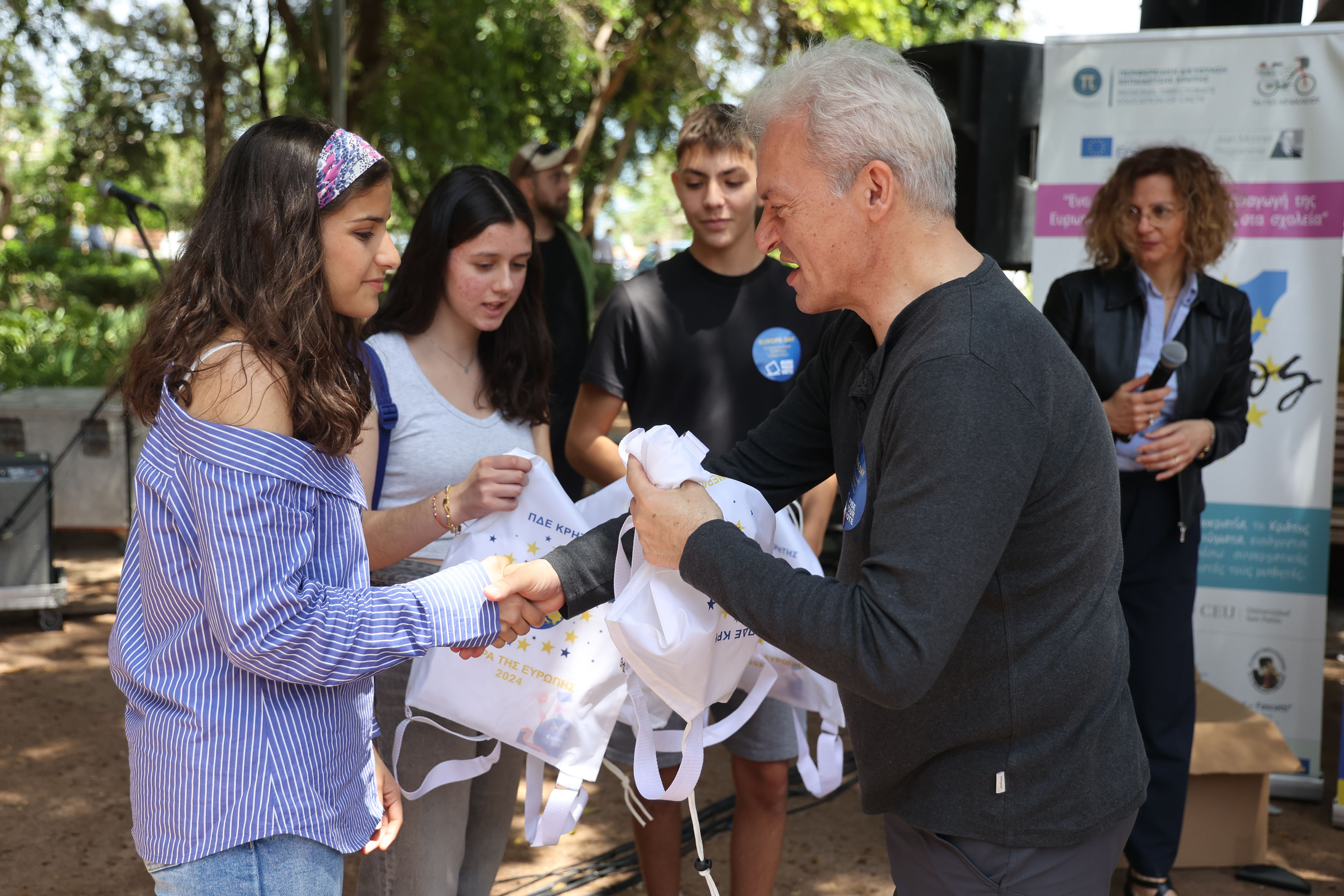 Στην εκδήλωση για την «Ημέρα της Ευρώπης 2024» ο Δήμαρχος Ηρακλείου