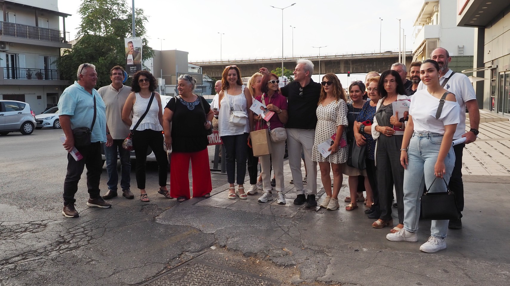 Ο Αλέξης Καλοκαιρινός στη λ. Κνωσού: Στόχος μας η αναβάθμιση της λεωφόρου προς όφελος καταστηματαρχών και πολιτών