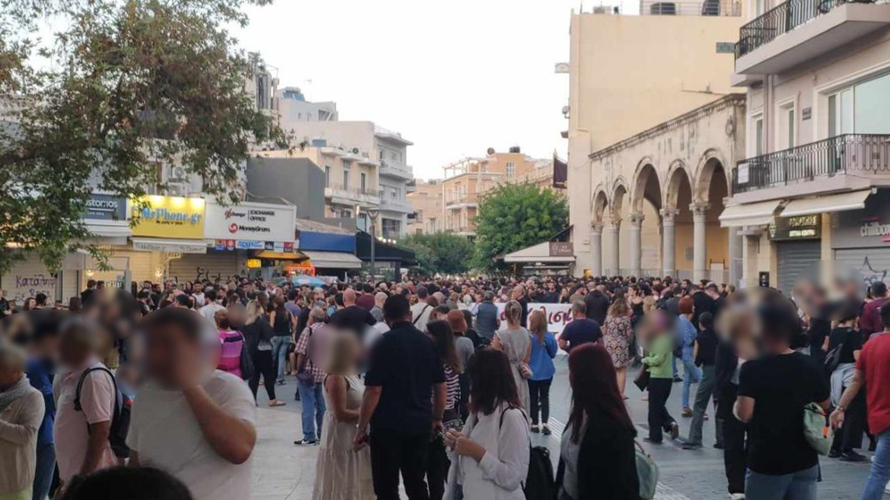 ευαγγελισμός πορεία Κέντρο αστυνομία Ηράκλειο