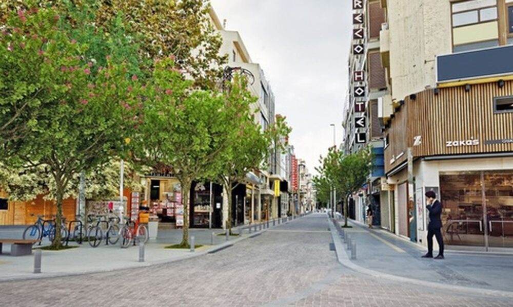 Κέντρο Ηρακλείου πεζόδρομοι