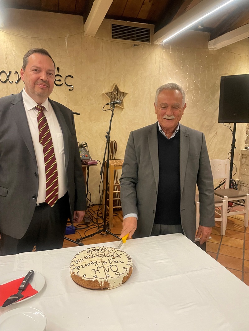 Σε ευχάριστη ατρμόσφαιρα η κοπή πίτας στον ΟΛΗ