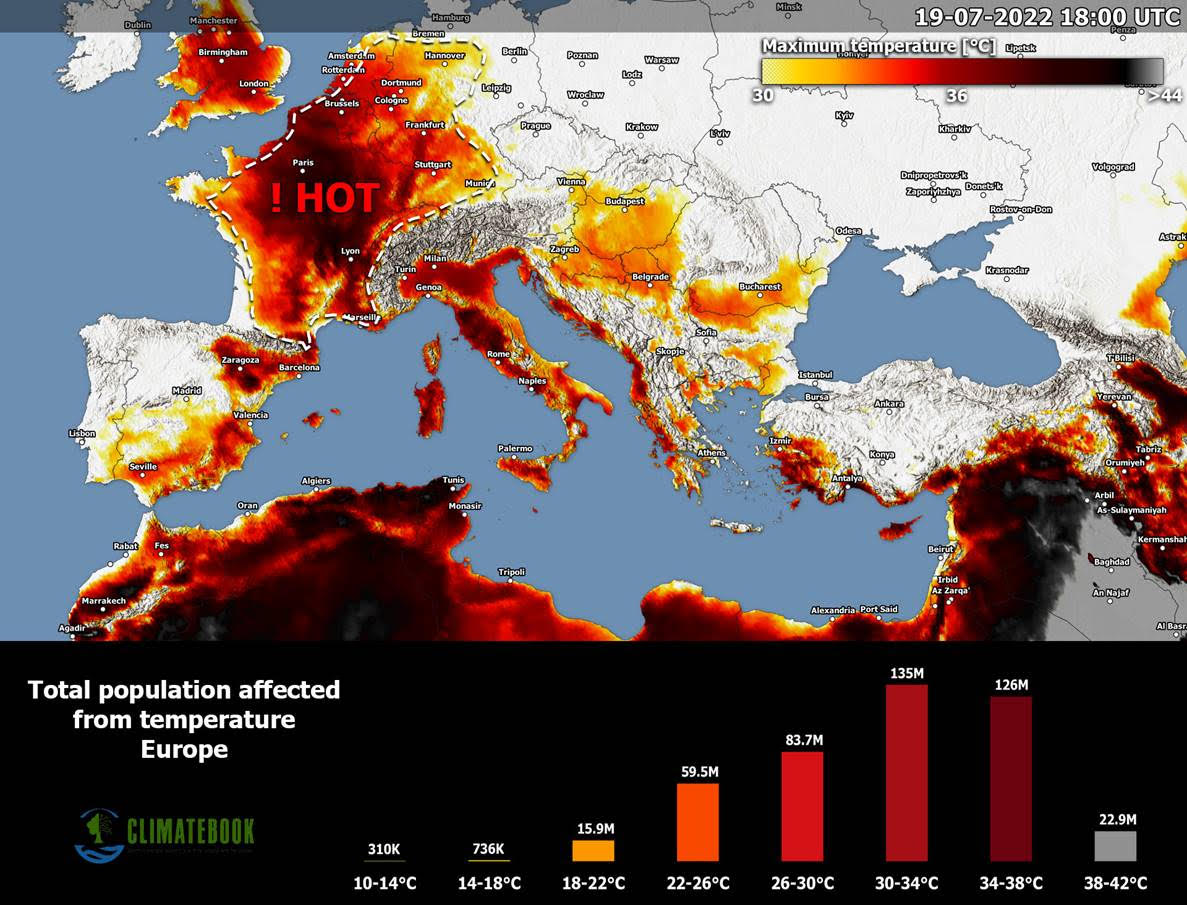 καύσωνας ευρώπη
