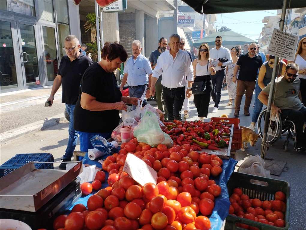 Γρηγόρης Νικολιδάκης Δήμος Φαιστού Μοίρες Λαϊκή Αγορά Ηράκλειο Εκλογές 2023