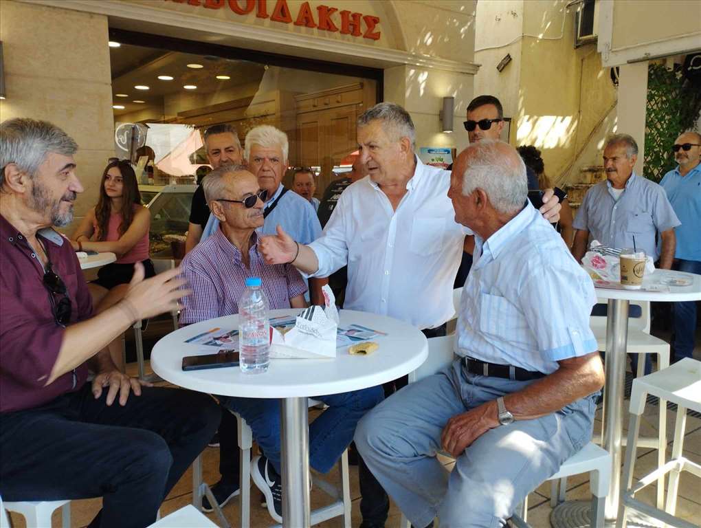 Γρηγόρης Νικολιδάκης Δήμος Φαιστού Μοίρες Λαϊκή Αγορά Ηράκλειο Εκλογές 2023