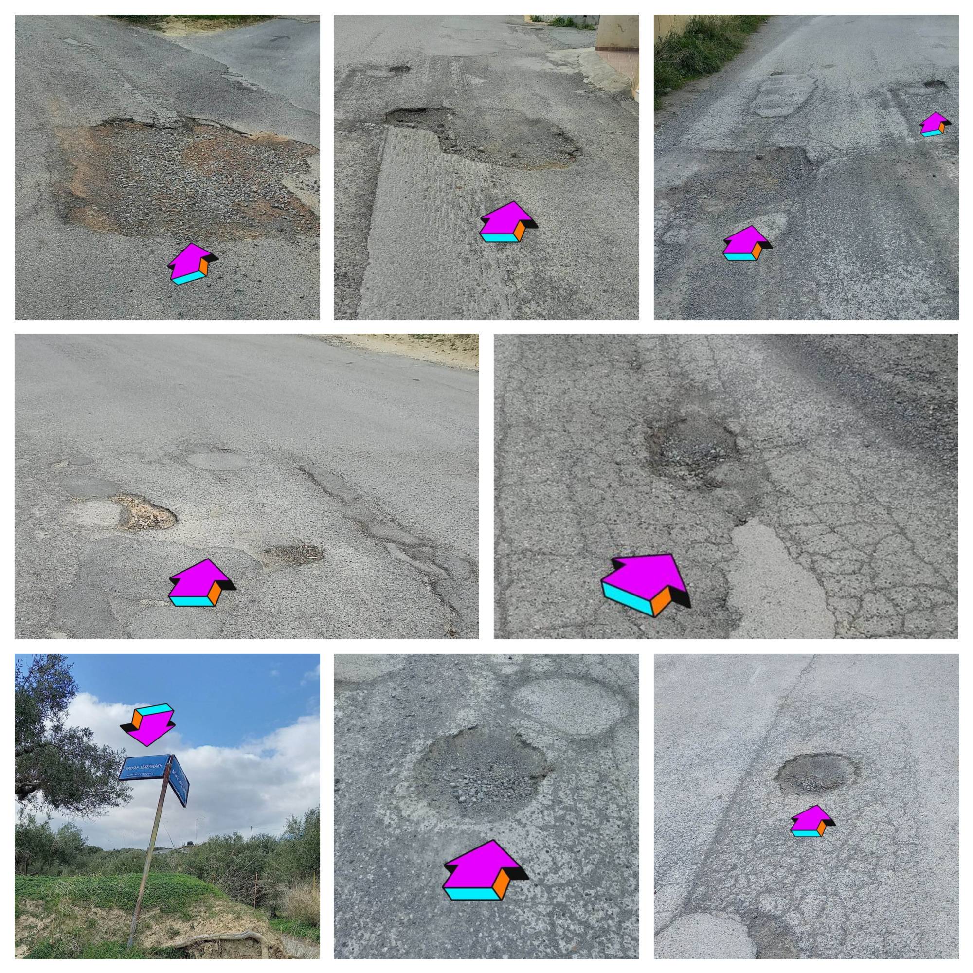 λακκούβες Κορακοβούνι