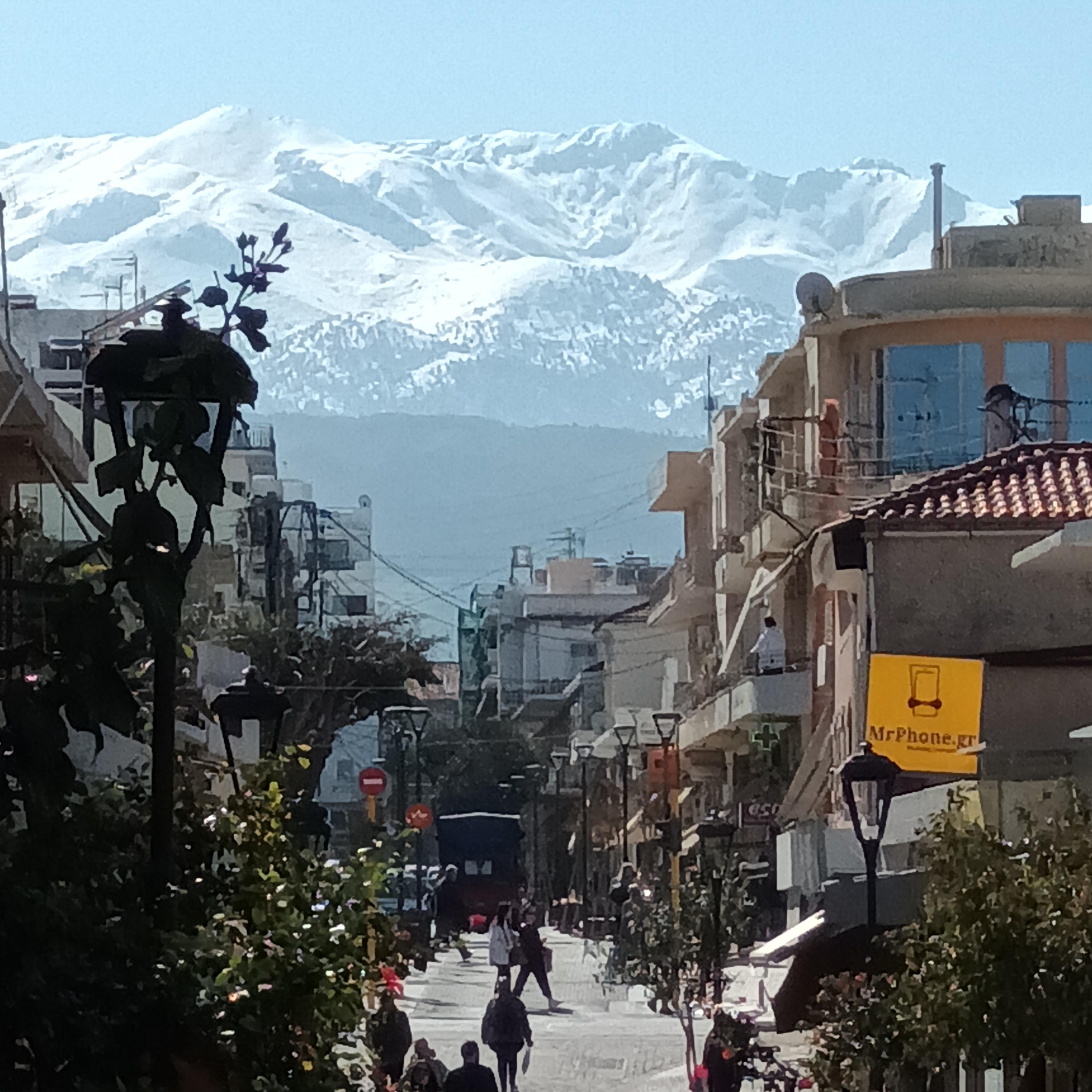Λευκά όρη χιόνια