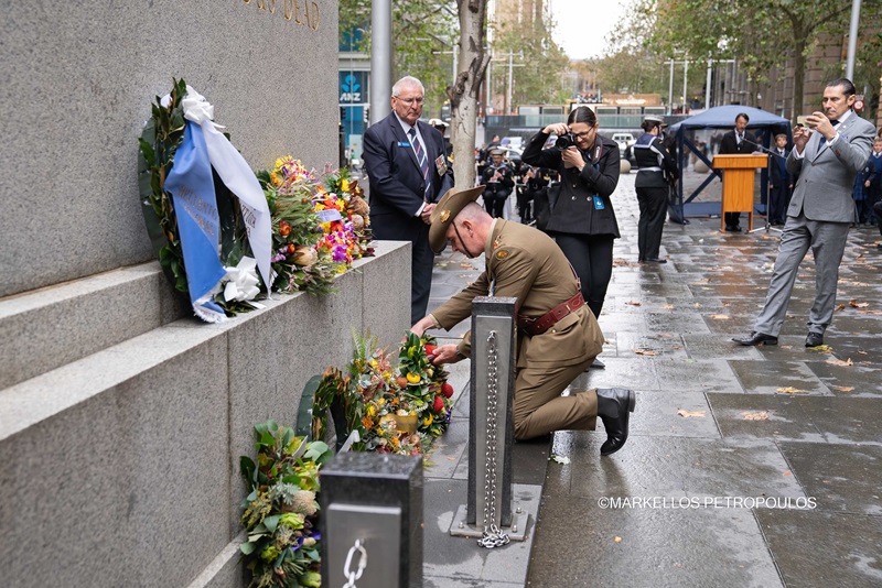 Φόρος τιμής στους ήρωες της Μάχης της Κρήτης, στο Σύδνεϋ
