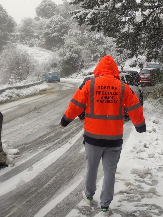 Μαλεβίζι χιόνια