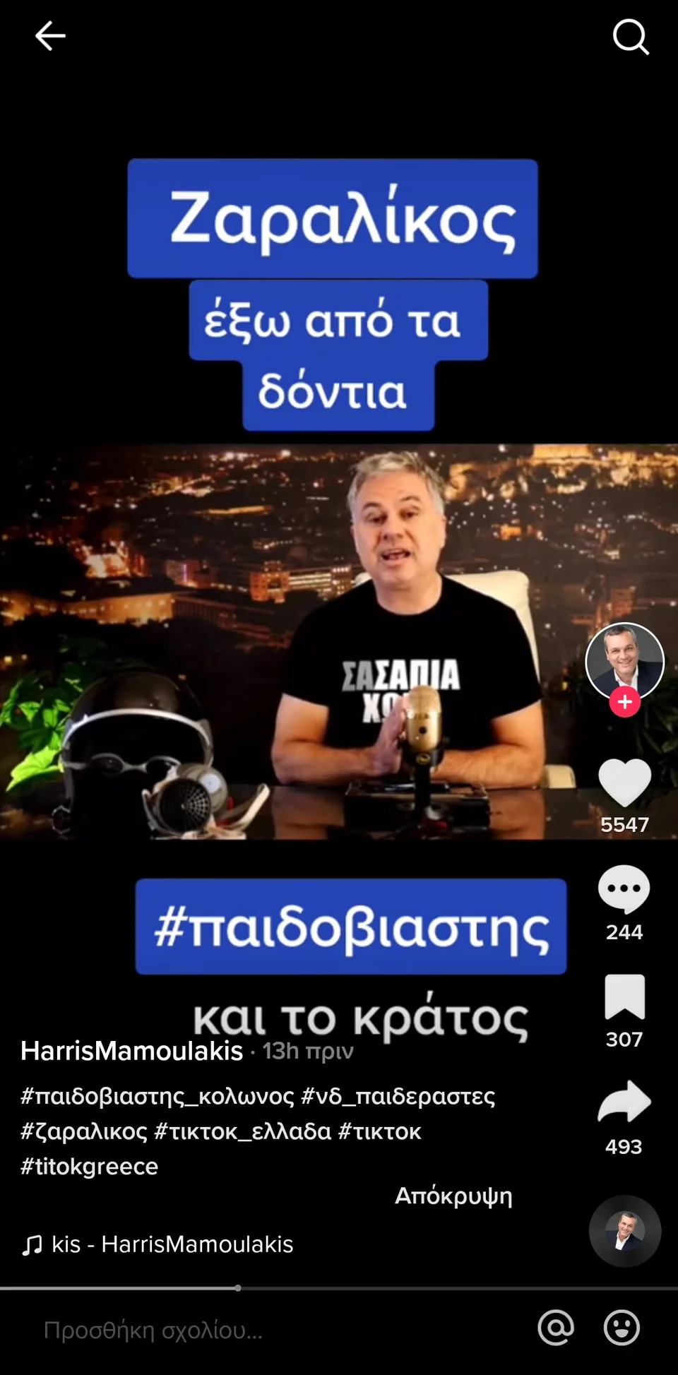 Μαμολάκης ανάρτηση