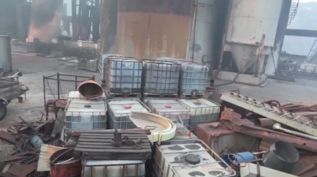 Μέγαρα Φωτιά Τιτάνας