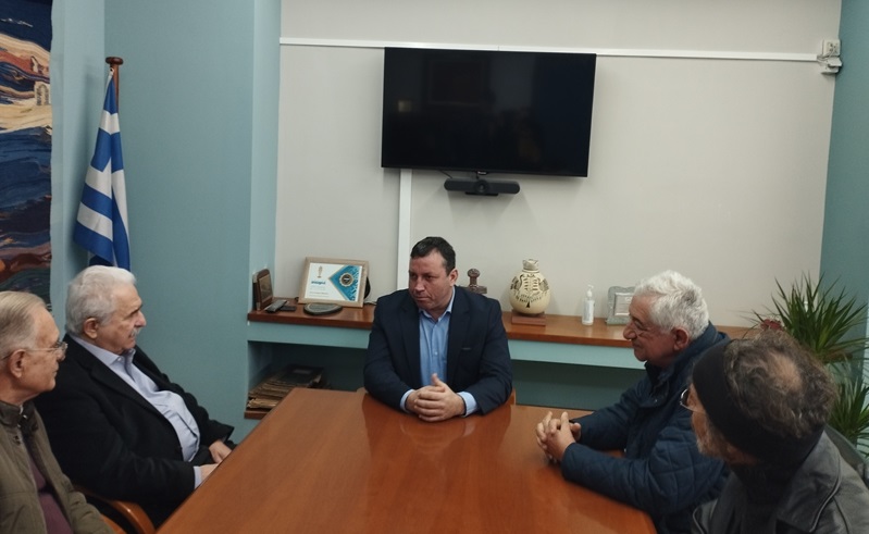 Εθιμοτυπική επίσκεψη Μ. Ανδρουλάκη στο Δήμο Αγίου Νικολάου