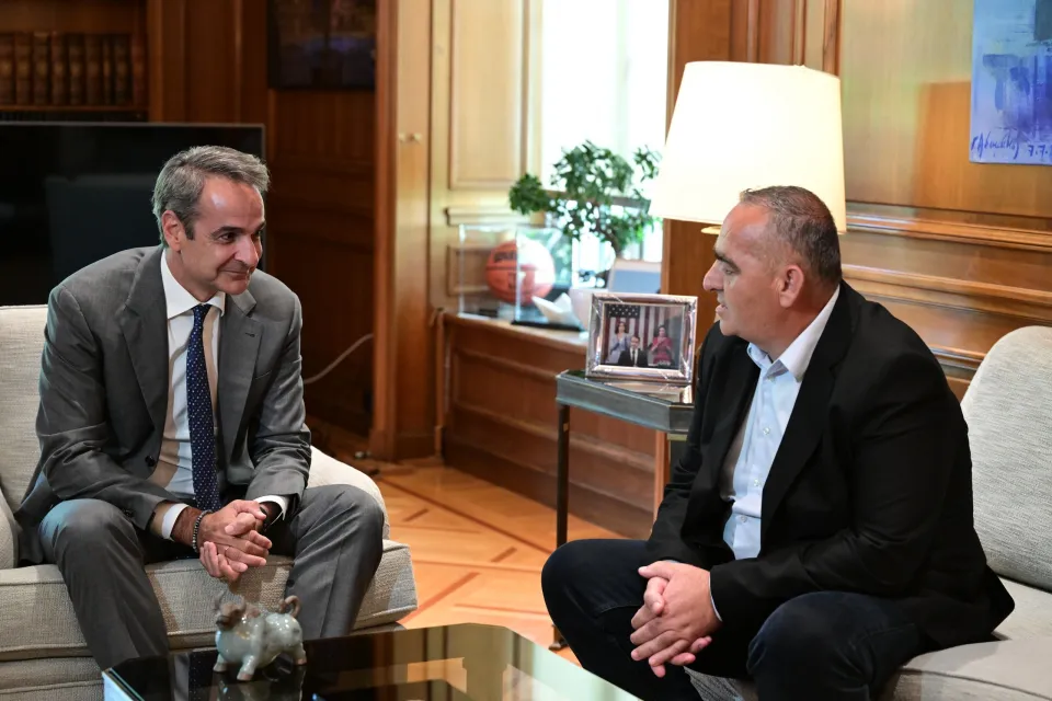 Συνάντηση Μπελερη- Μητσοτάκη