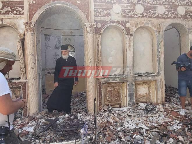 Ηλεία: Κάηκε ολοσχερώς ο Ιερός Ναός Κοιμήσεως της Θεοτόκου στην Ήλιδα