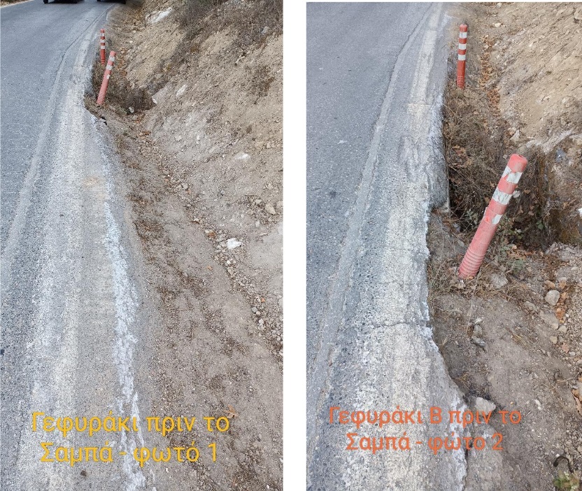 οδικα σημεια προβληματικα