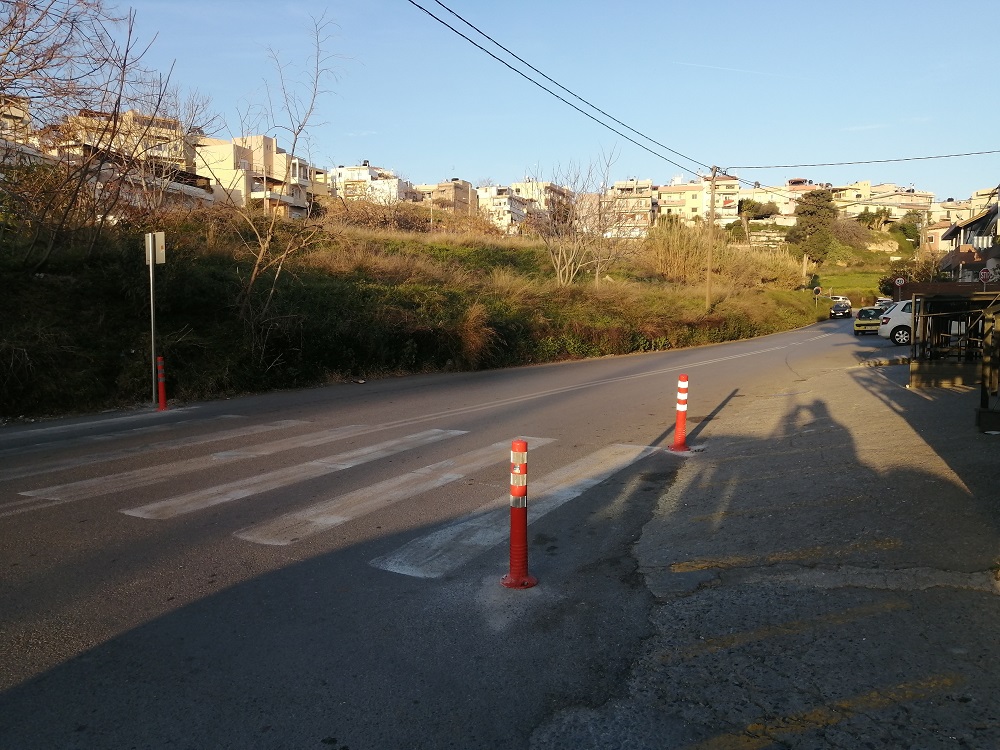 Οδός Ηρακλή πεζοδρόμια