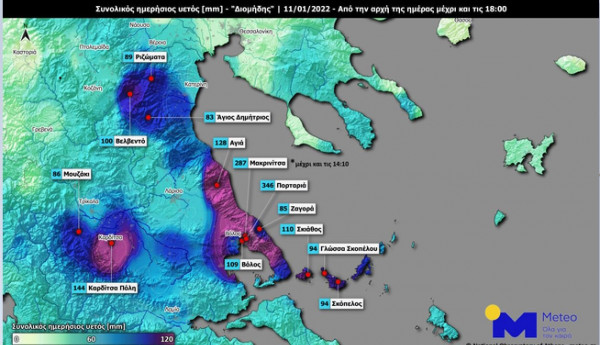 Πήλιο κακοκαιρία
