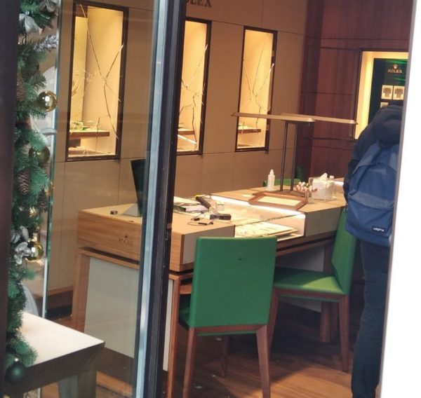 Το σφυρί που χρησιμοποίησαν οι ληστές