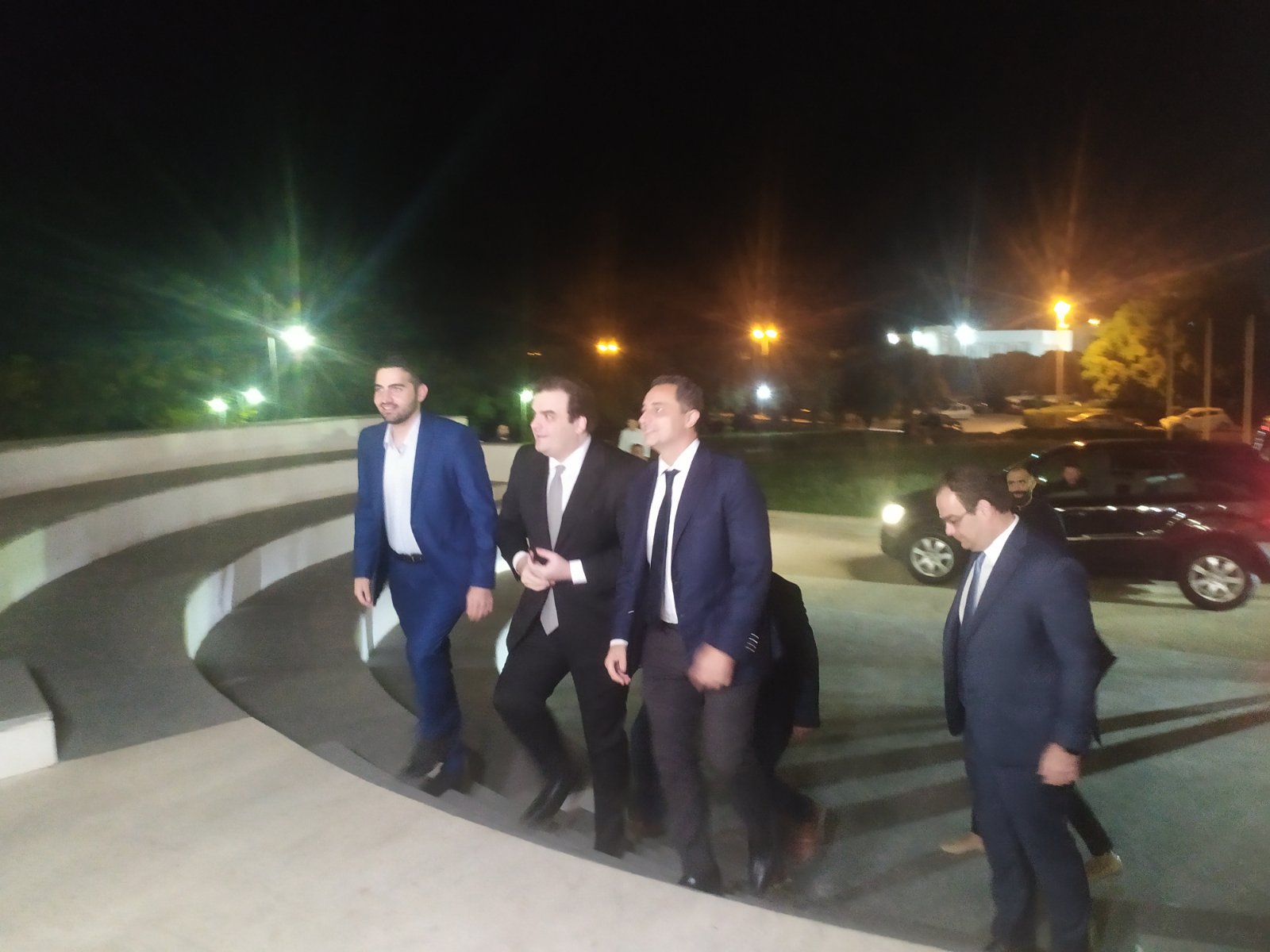 Ο Κωνσταντίνος Κεφαλογιάννης, ο Κυριάκος Πιερρακάκης και ο Μάξιμος Σενετάκης