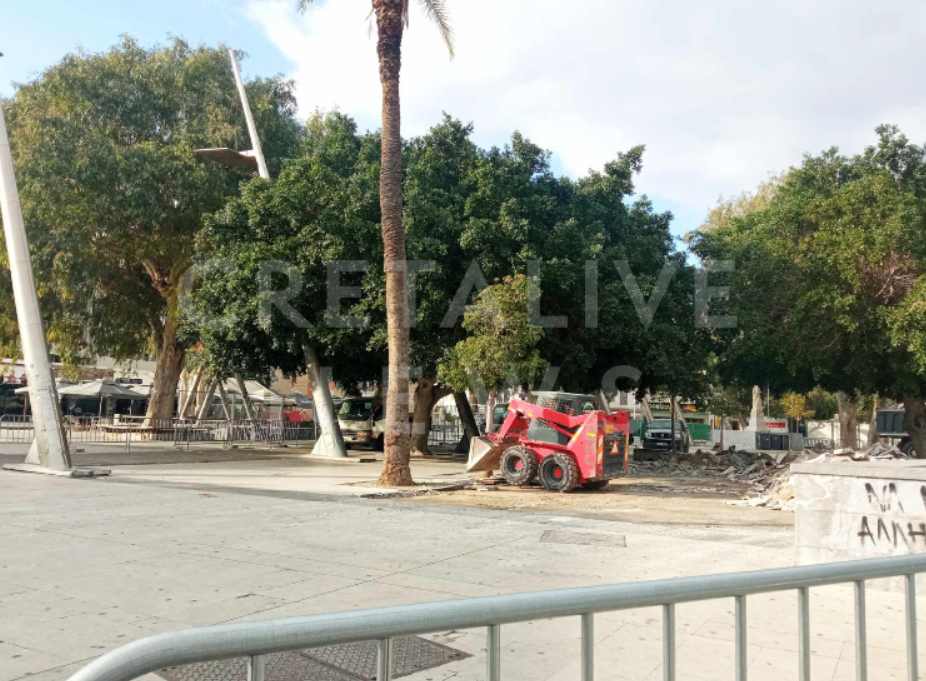 Πλατεία ελευθερίας έργα