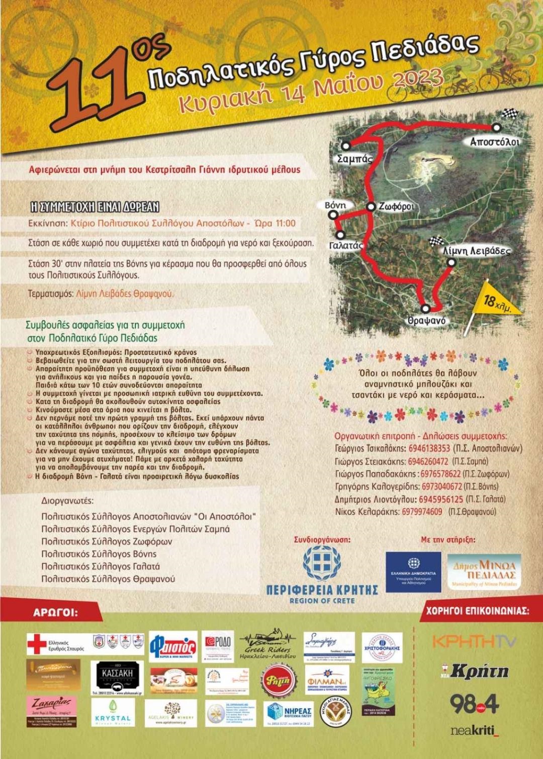 Πεδιάδα ποδηλατικός 