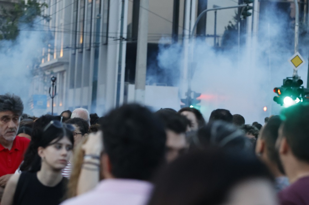 Πορεία Σύνταγμα επεισόδια