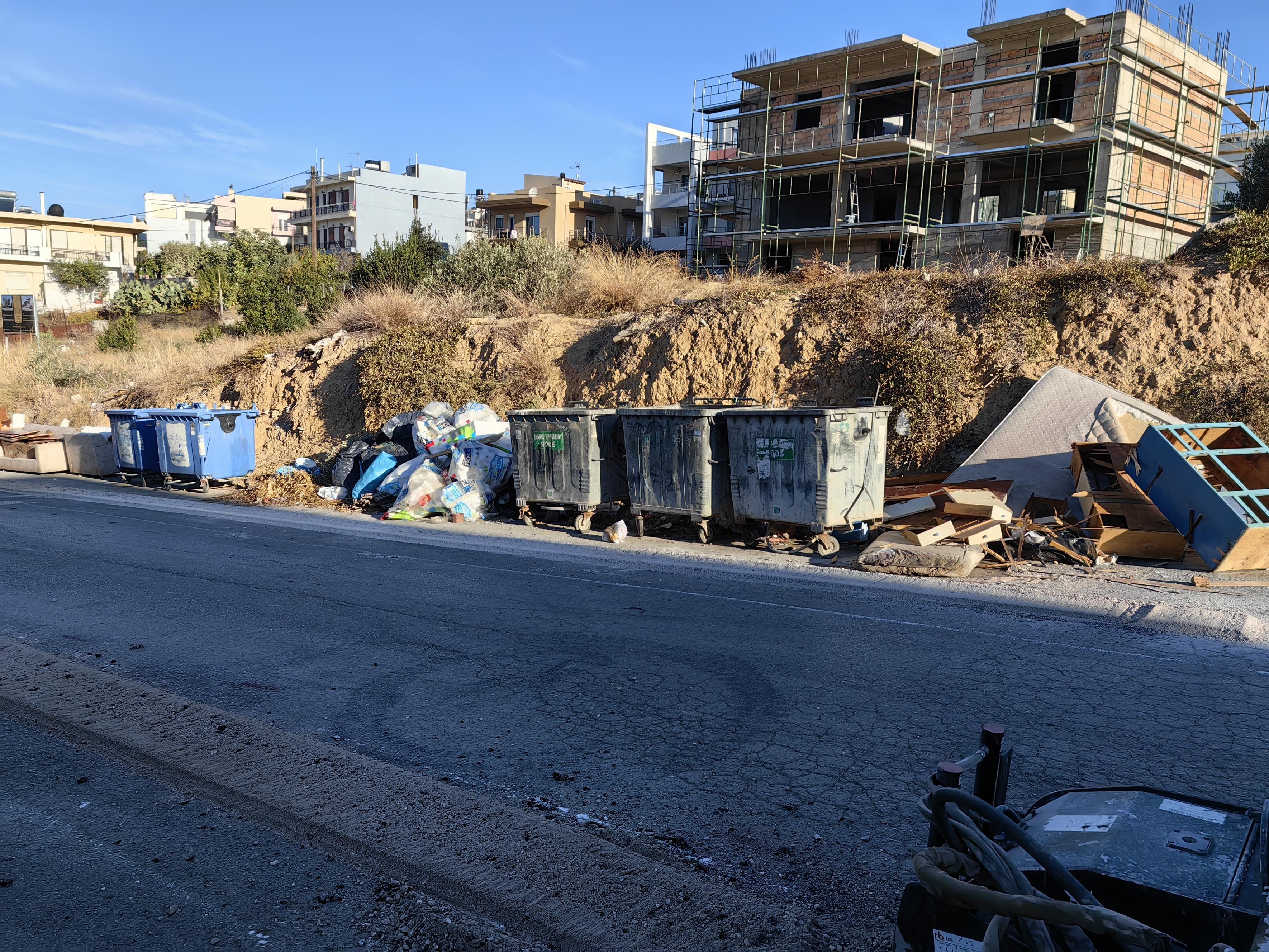 Ηράκλειο Σκουπίδια Μελετίου Μεταξάκη 