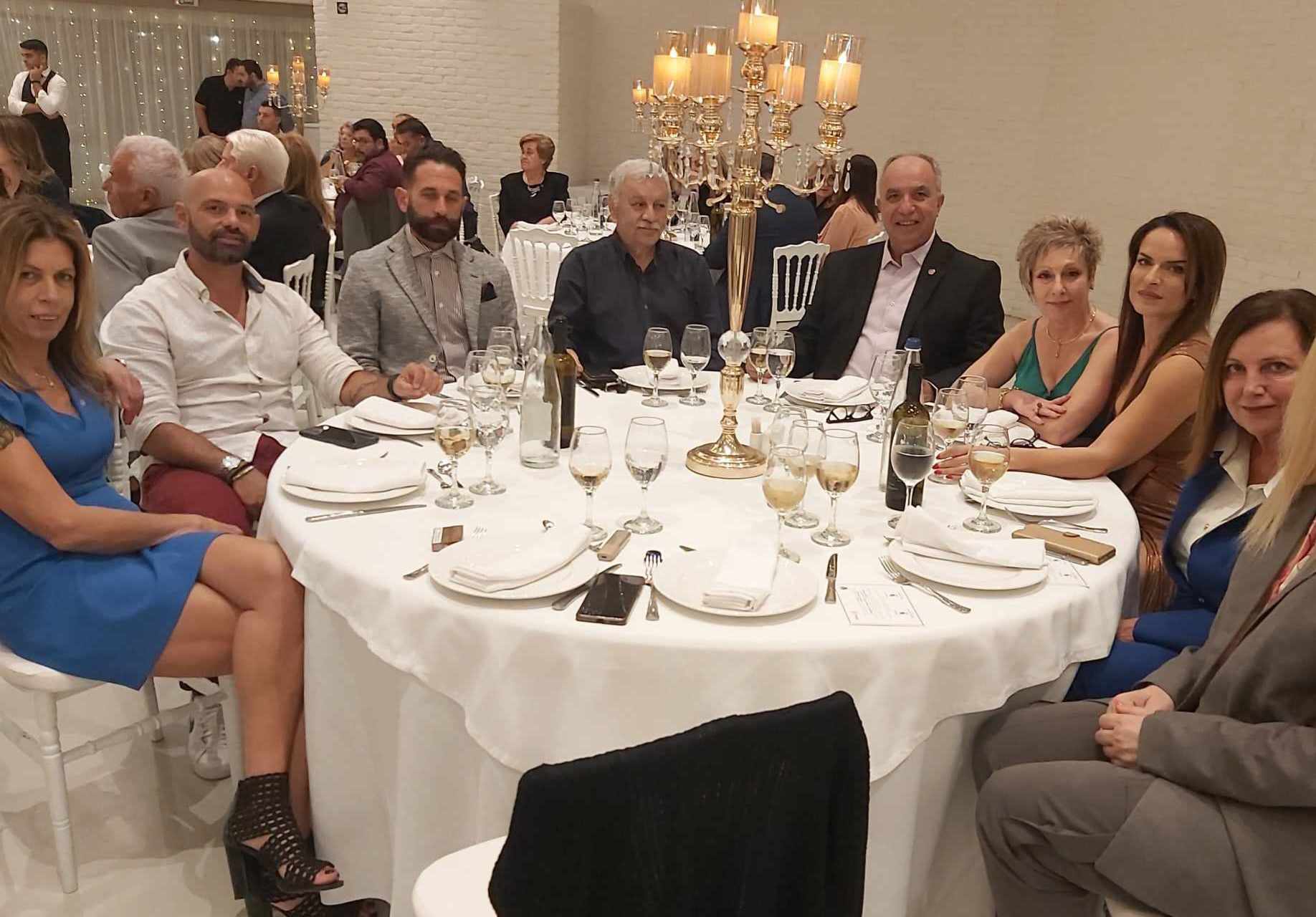 Πανηγυρική συνεστίαση στο Ροταριανό Όμιλο Ηράκλειο Ελ Γκρέκο παρουσία Δ. Μπέκου