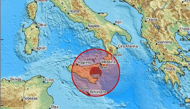 σεισμός Σικελία