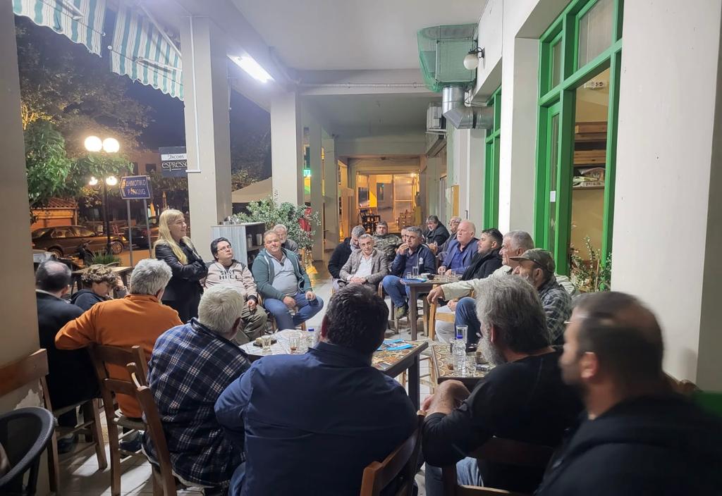 Επίσκεψη υποψ. βουλευτή Ν. Χανίων ΝΔ Σέβης Βολουδάκη σε Ταυρωνίτη - Βουκολιές