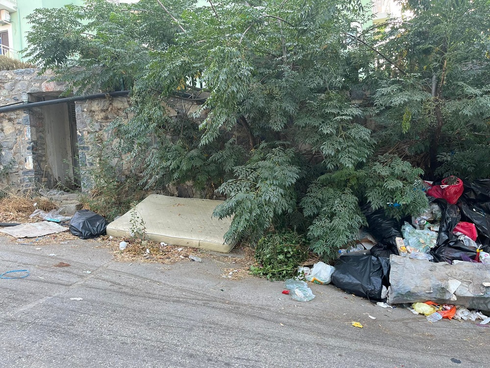 Σκουπίδια Αγία Πελαγία