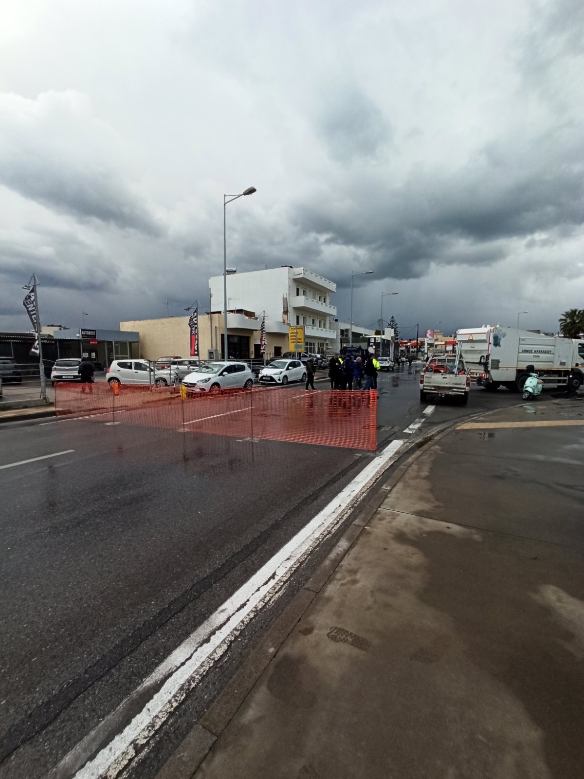 Στάδιο Παγκρήτιο Δήμος Ηρακλείου Στέγαστρο Αποκόλληση