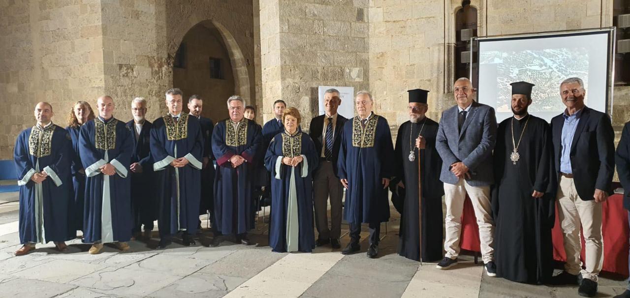 Νίκος Σταμπολίδης Πανεπιστήμιο Αιγαίου επίτιμος διδάκτωρ